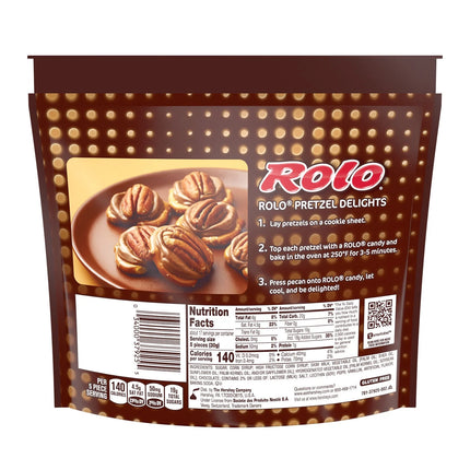 Rolo Rich Chocolate Caramels Candy, Family Pack 17.8 Oz
