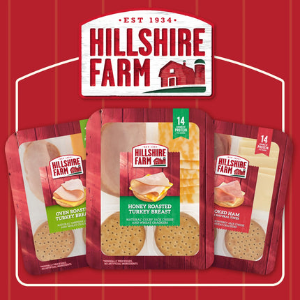 Hillshire Farm Snack Pack, Honey Roasted Turkey Breast, Colby Jack Cheese, Wheat Crackers, 2.76 Oz