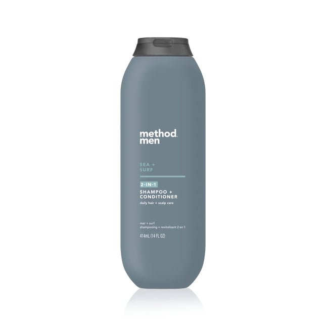 Method Men 2-In-1 Shampoo + Condtioner, Sea + Surf, 14 Oz.