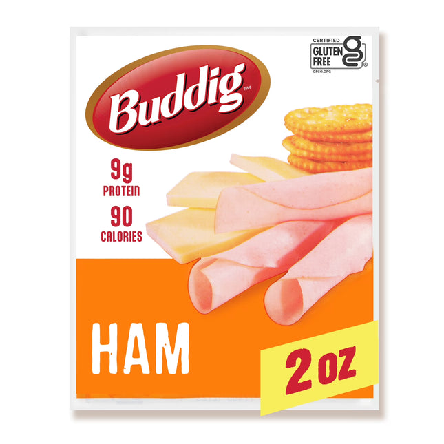 Carl Buddig, Original Smoked Ham Lunchmeat, Sliced, 2 Oz Pouch