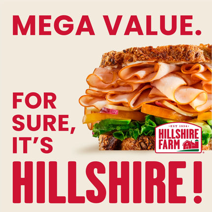 Hillshire Farm Ultra Thin Sliced Oven Roasted Turkey Breast Deli Lunch Meat, 22 Oz