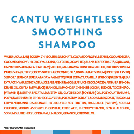 Cantu Weightless Smoothing Shampoo, 13.5 Fl.Oz.