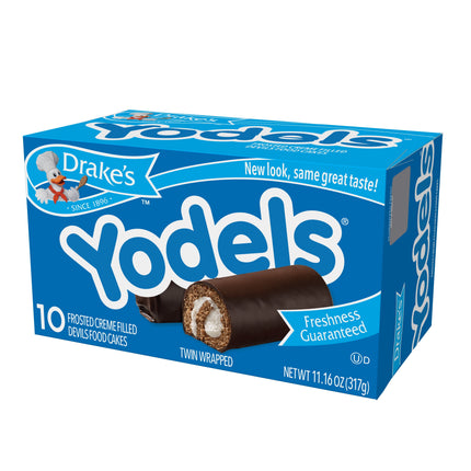 Drake'S Yodels Snack Cakes, 10 Count, 11.16 Oz