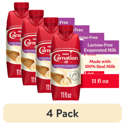 Nestle Carnation Lactose-Free Evaporated Milk for Easter Baking, 11 Fl Oz Carton
