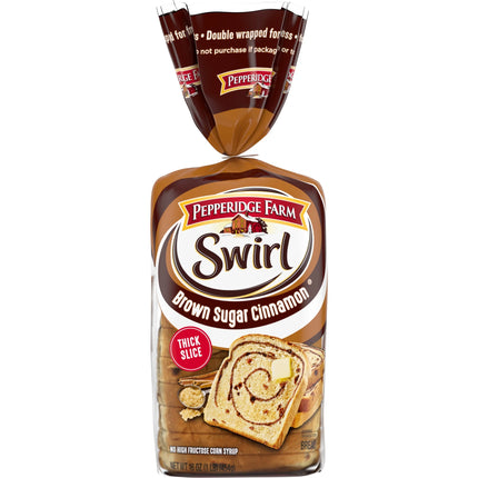 Pepperidge Farm Brown Sugar Cinnamon Swirl Breakfast Bread, 16 Oz Loaf