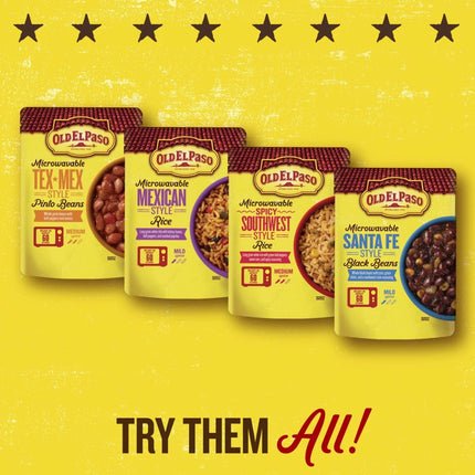 Old El Paso Rice, Mexican Style Rice, Microwavable Pouch, 8.8 Oz