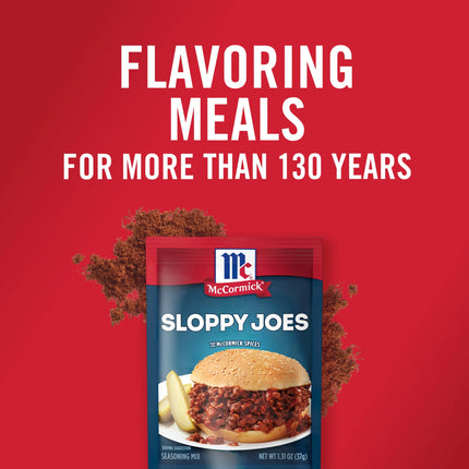 Mccormick Sloppy Joes Seasoning Mix, 1.31 Oz Packet