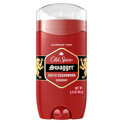 Old Spice Aluminum Free Deodorant for Men, Invisible Solid Stick, Swagger, 3.0 Oz