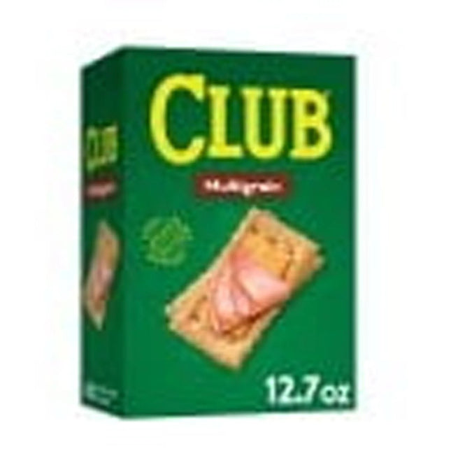 Club Multigrain Crackers, Lunch Snacks, 12.7 Oz
