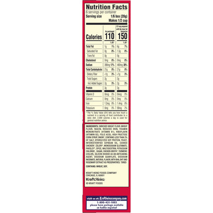 Stove Top Chicken Stuffing Mix Side Dish, 6 Oz Box