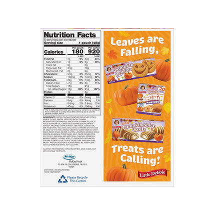 Little Debbie Family Pack Fall Mini Muffins (Buttery Vanilla)