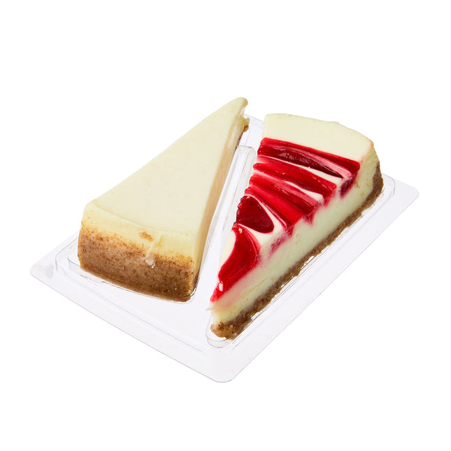 Freshness Guaranteed New York & Strawberry Cheesecakes, 6 Oz, 2 Slices
