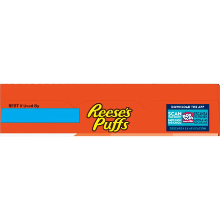 REESE'S PUFFS Breakfast Cereal, Chocolatey Peanut Butter Cereal, 11.5 Oz