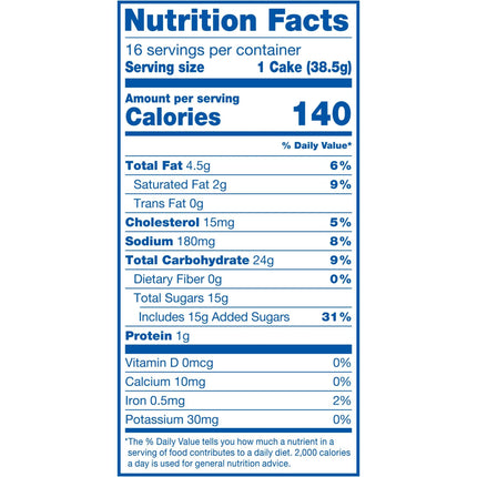 Hostess Twinkies Snack Cakes, Golden Sponge Cake with Crème Filling, 21.73 Oz Box (16 Count)