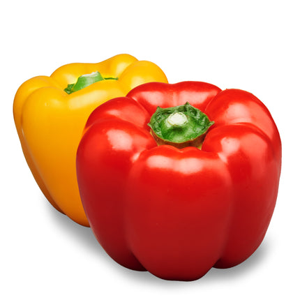 Fresh Organic Color Bell Peppers, 2 Count