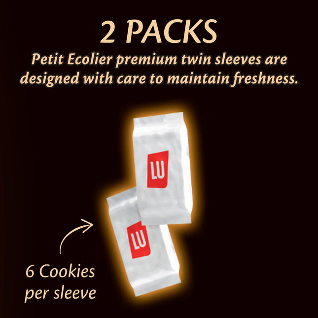 Lu Petit Ecolier European Milk Chocolate Biscuit Cookies, 5.29 Oz