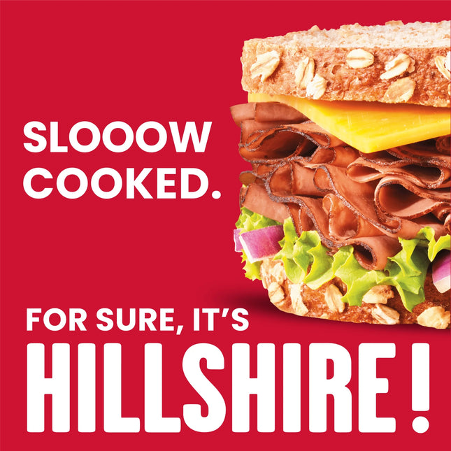 Hillshire Farm Ultra Thin Sliced Roast Beef Deli Lunch Meat, 7 Oz Plastic Tub