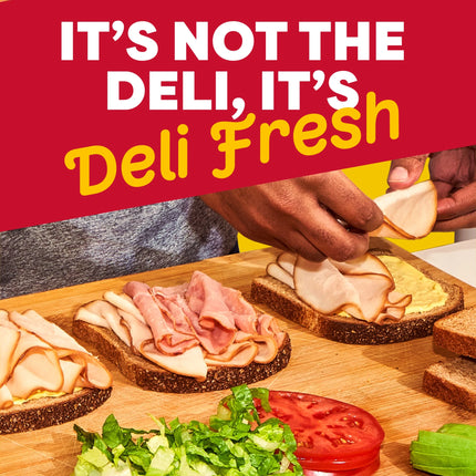 Oscar Mayer Deli Fresh Honey Uncured Sliced Ham Deli Lunch Meat Family Size, 16 Oz Package