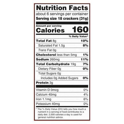Better Cheddars Baked Snack Cheese Crackers, 6.5 Oz