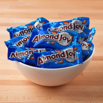 Almond Joy Coconut and Almond Chocolate Snack Size Candy, Bag 11.3 Oz