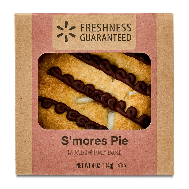 Old Fashioned  4" S'mores Mini Baked Pie, 4 oz,(Aluminum Container)