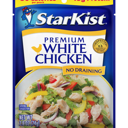 Starkist Premium White Chicken, 2.6 Oz Pouch