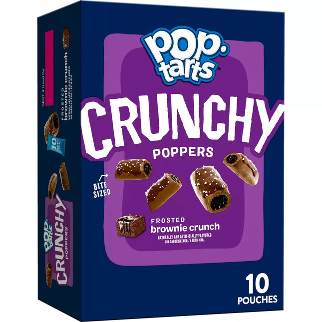 Pop-Tarts Crunchy Poppers Frosted Brownie Crunch - 10Ct / 10Oz