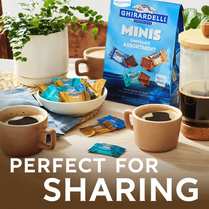 GHIRARDELLI Chocolate Candy Minis Assortment, 7.3 Oz Bag