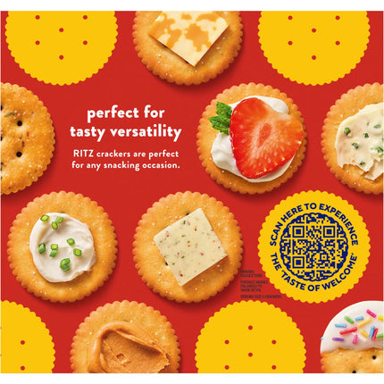 RITZ Roasted Vegetable Crackers, Snacks for Kids and Adults, Lunch Snacks, 13.3 Oz