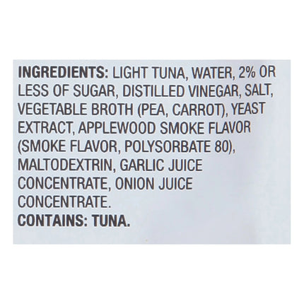 Bumble Bee Applewood Smoke Naturally Flavored Light Tuna, Wild Caught, Gluten Free, 15G Protein per Serving, Ready to Eat, Shelf Stable Pouch, 2.5 Oz