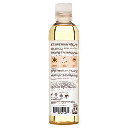 Sheamoisture Daily Hydration Body Oil Virgin Coconut Oil for Dry Skin, 8 Oz