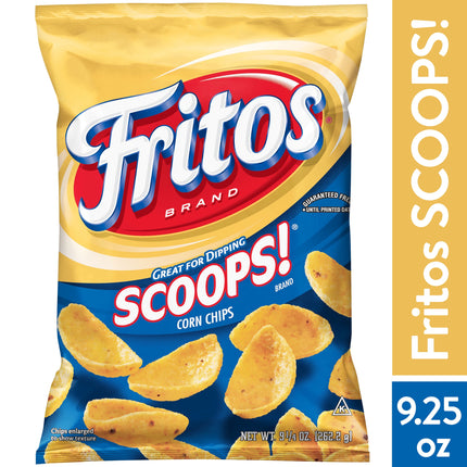Fritos® Scoops!® Corn Chips, 9.25 Oz. Bag