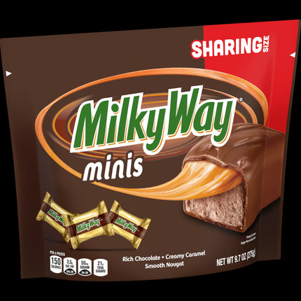 Milky Way Minis Chocolate Bars, Sharing Size - 9.7 Oz Candy Bag