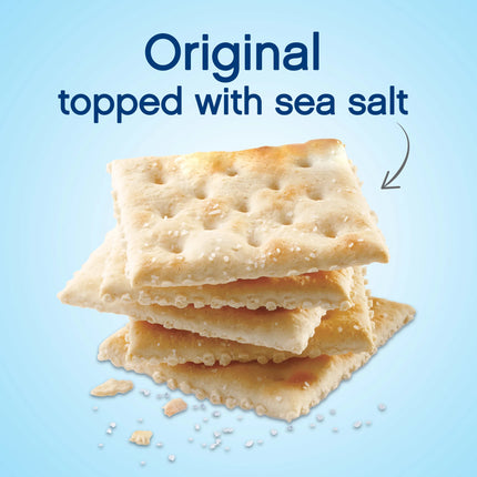 Premium Original Saltine Crackers, Lunch Snacks, 16 Oz