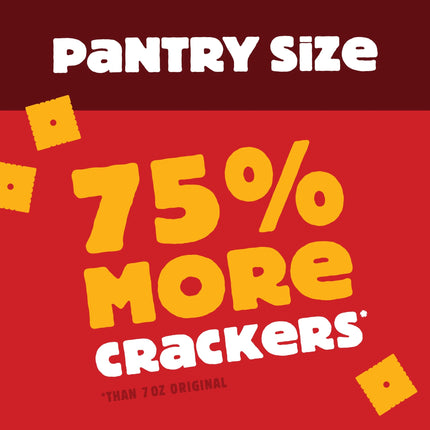Cheez-It Buffalo Wing Cheese Crackers, Baked Snack Crackers, 12.4 Oz