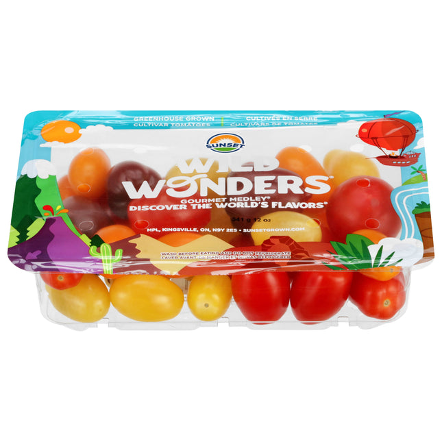 Sunset Wild Wonders Medley Tomatoes, 12Oz Package, Fresh