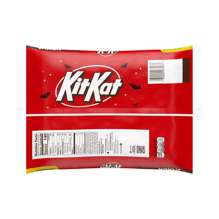 Kit Kat Milk Chocolate Wafer Snack Size Halloween Candy, Jumbo Bag 20.1 Oz