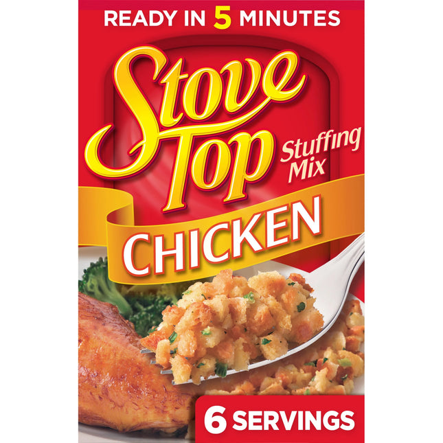 Stove Top Chicken Stuffing Mix Side Dish, 6 Oz Box
