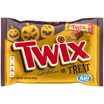 Twix Fun Size Halloween Chocolate Candy Bars - 18.28Oz Bag