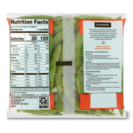 Marketside Fresh Sugar Snap Peas, 8 Oz
