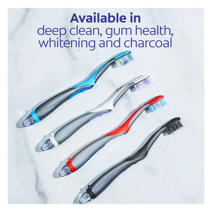 Colgate 360 Vibrate Deep Clean Battery Powered Adult Toothbrush, Soft, 1 AAA Battery Included