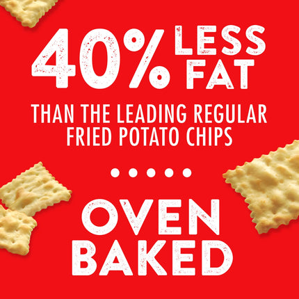 RITZ Toasted Chips Sour Cream and Onion Crackers, Party Snacks, Family Size, 11.4 Oz