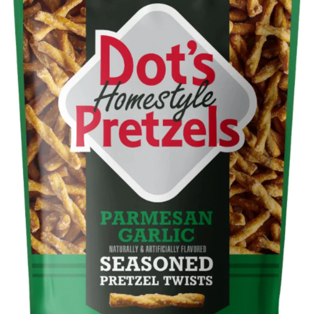 Dot'S Pretzels Parmesan Garlic Seasoned Pretzel Twists Snack, 16 Oz