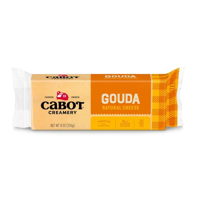 Cabot Creamery Gouda Cheese Block 8 Oz (Refrigerated)