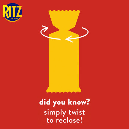 RITZ Garlic Butter Crackers, Snacks for Kids and Adults, Lunch Snacks, 13.7 Oz