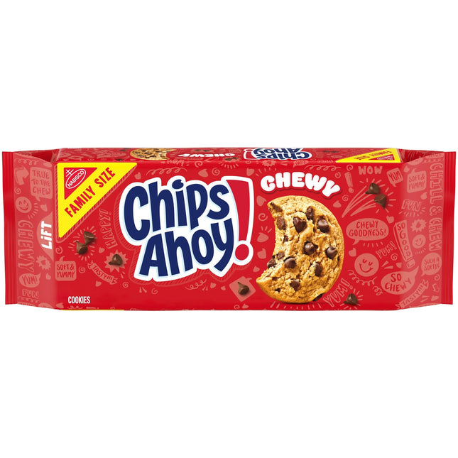 CHIPS AHOY! Chewy Chocolate Chip Cookies, Family Size, 19.5 Oz