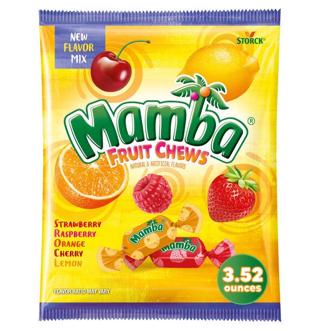 Mamba Fruit Chews Chewy Candy, 3.52 Oz