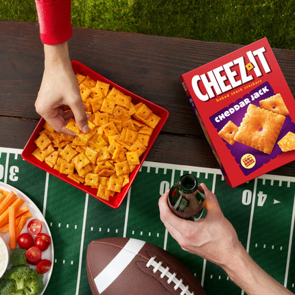 Cheez-It Cheddar Jack Cheese Crackers, Baked Snack Crackers, 12.4 Oz