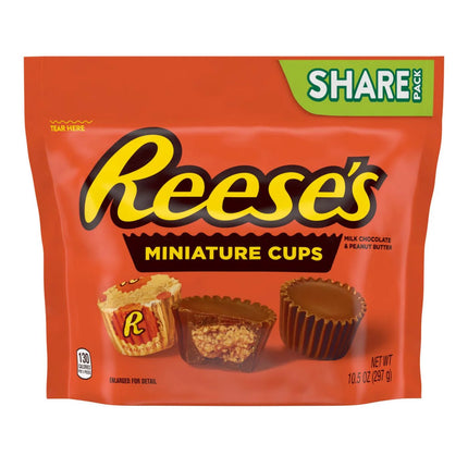 Reese'S Miniatures Milk Chocolate Peanut Butter Cups Candy, Share Pack 10.5 Oz