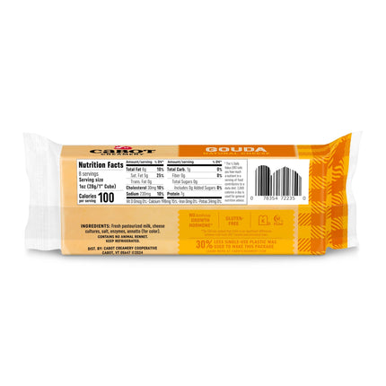 Cabot Creamery Gouda Cheese Block 8 Oz (Refrigerated)